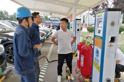 渭南供電公司保障電動汽車挑戰賽