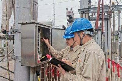 溧水區供電公司10千伏II段母線壓變快速更換