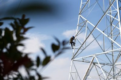 漣水供電公司：全力架設線路 助力高鐵建設