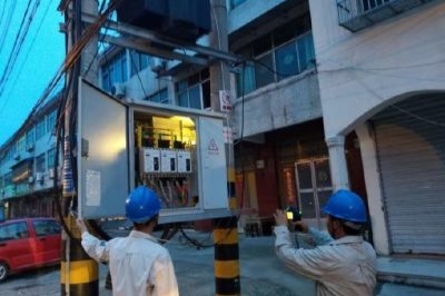 淮安供電營業部對轄區內負載較大的62臺重點配變逐一進行“體檢”