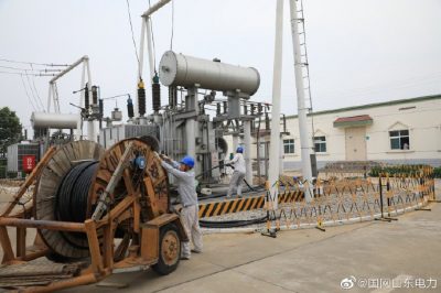 110千伏梁西變電站更換主變壓器10千伏側出線電纜