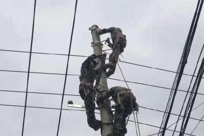 國(guó)網(wǎng)曲周縣供電公司：10千伏大連寨線(xiàn)路進(jìn)行檢修