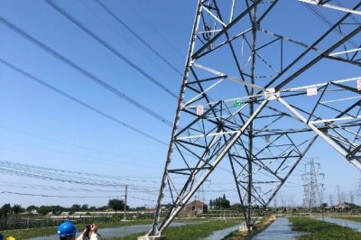 江蘇檢修公司對保電線路和三跨區段進行特巡工作