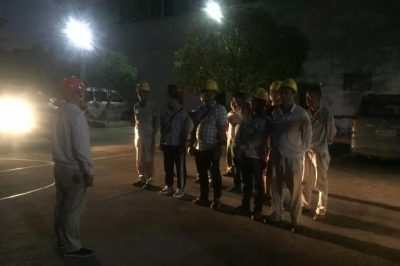 衡山縣供電公司對長江鎮進行用電晨查