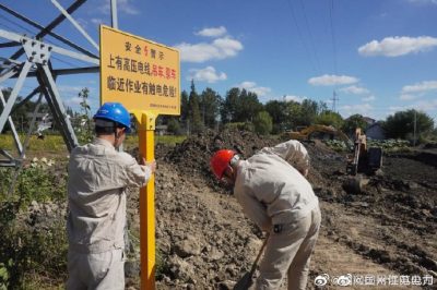 儀征市供電公司對328國道等重要施工現場開展安全教育及督察工作