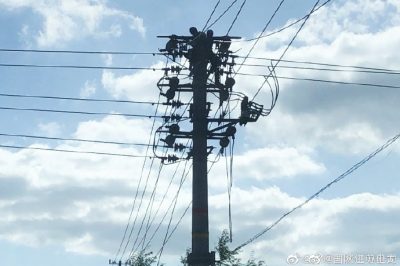 鹽城市草堰鎮10千伏雙垛線進行升級改造