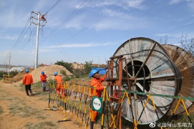 煙臺市福山區供電公司施工改造10千伏魯醫一線