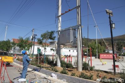 增容布點為扶貧村發展提供充足電力