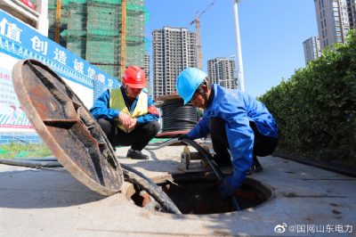 10千伏中山線區人民醫院附近線路改造