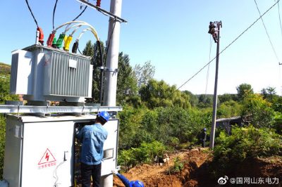 寺頭鎮南西安村增容架設配變