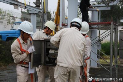 常州金壇區供電公司對武宜變開展秋檢工作