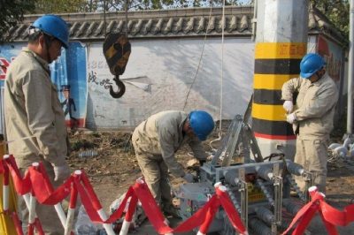 岳莊線桿塔高壓真空斷路器進行升級改造