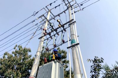 西朱線老舊電桿更換 變壓器擴容