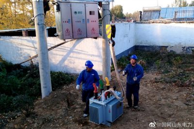 10千伏郭莊社區支線開展農網改造工程