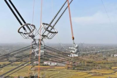 世界首次±1100千伏帶電作業在安徽實施