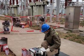 姚湖站內110千伏間隔設備進行預防性試驗