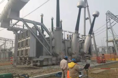 南通500千伏三官殿變進行舊主變暫退役的局部放電試驗