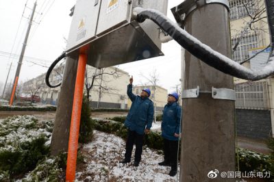 店子集街道略莊村1號臺區電力巡視