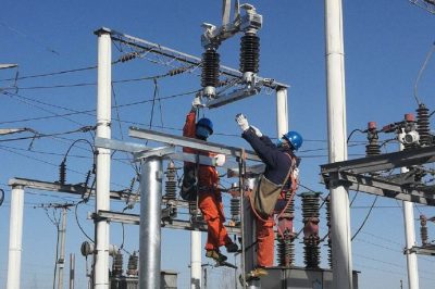 北漢35千伏變電站3號主變擴建工程施工現場