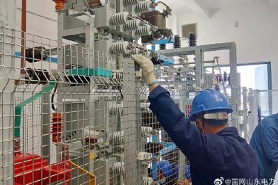 煙臺市福山區供電公司對110千伏牛莊站進行擴建