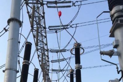 500千伏沭陽變值班員發現某導線懸掛氣球
