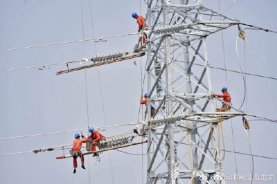 采用導線不落地施工方式優化電網