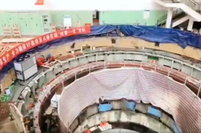 安康水電廠1號水輪發電機轉輪順利安裝