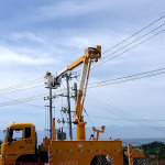 兩臺315KVA配電變壓器進行帶電搭頭接火供電