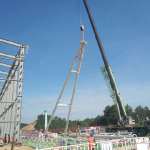 南昌±800千伏換流站工程開始電氣吊裝作業