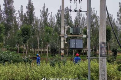 國網靈壽縣供電公司對防汛保電工作再強化、再部署