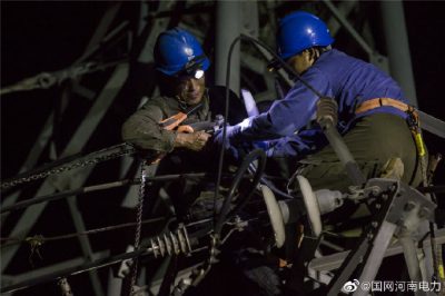 4條線路進行集中消缺維護，更換耐張線夾12只、鍍鋅端子33個