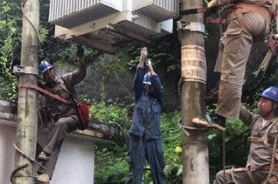 開展勉縣山區(qū)貧困村學校暖冬工程電力增容計劃項目施工