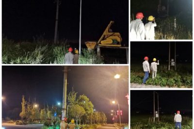 對10千伏君新線用電量大的專變臺區、斷路器、電纜頭開展常態化測溫工作