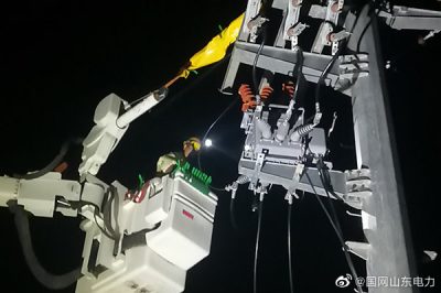 10千伏桃花線63號桿塔處除了開關線夾故障