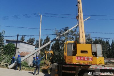 在10千伏四十里五線與10千伏西崖線聯絡工程施工