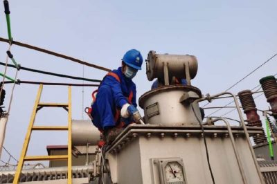 對35千伏張村站2號主變進行檢修