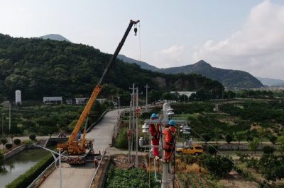 舟山普陀桃花10千伏部隊線與桃花線新設聯絡工程完工