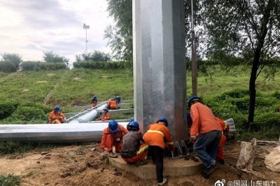 假期施工不停歇 變電站建設(shè)提速度