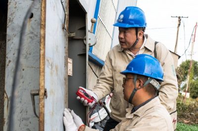 對轄區內用電線路進行檢查，試跳漏電保護器