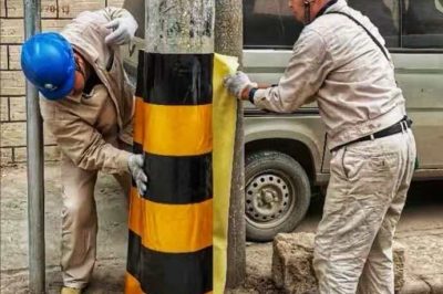 為轄區內電力設備穿上”防撞外衣”