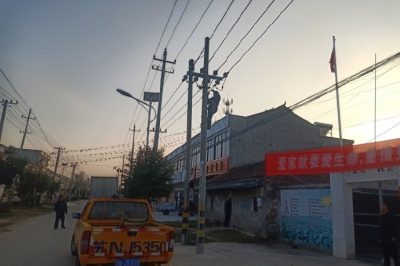 線路搭頭松動，快捷服務保運行