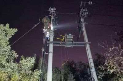 連夜搶修保供暖，心系百姓早供電