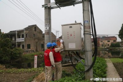 到丹北鎮檢查低壓供電設備