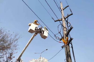 完成10千伏恒源線與10千伏常家線進行聯絡電纜頭接火工作