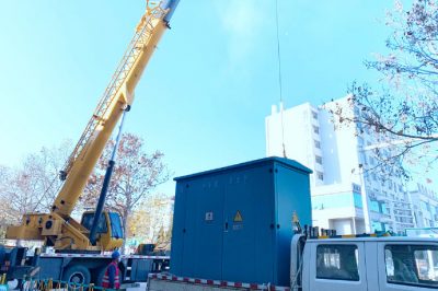 對10千伏廣電線、怡海線環網柜進行更換