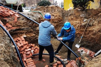 充電樁配電工程敷設入地電纜