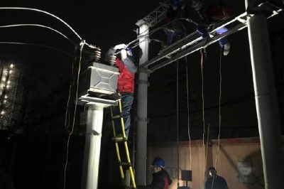 對35千伏清涼站534開關設備線夾發熱缺陷處理，