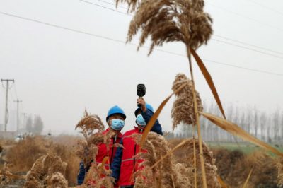 對保供暖線路進行特巡