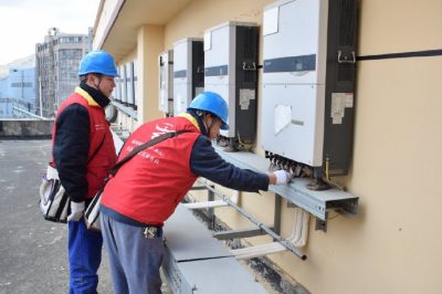 對企業光伏設備進行隱患排查