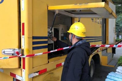 廣東陽江海陵島供電局為馬拉松保“電”護航